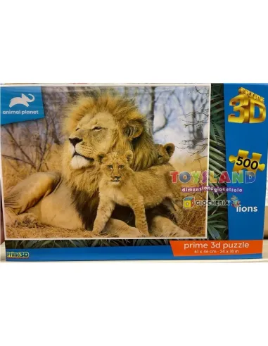 PUZZLE 500 Pezzi 3D LEONE (10386)