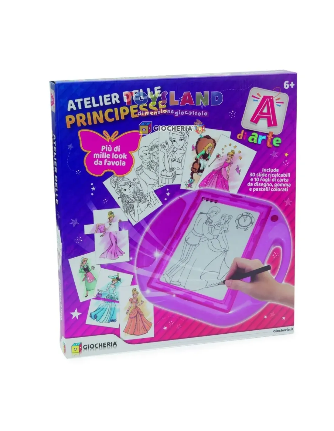 Valigetta con set Artistico delle Principesse Disney