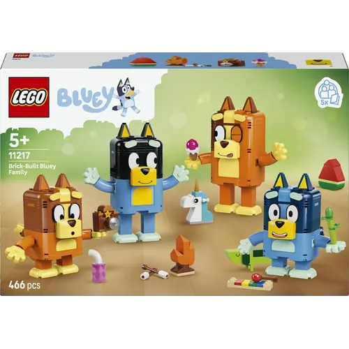 Scatola LEGO Famiglia Bluey in mattoncini