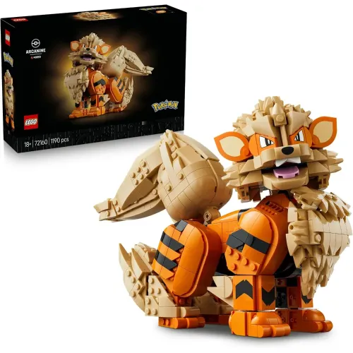 Scatola LEGO Pokémon Arcanine modello da esposizione