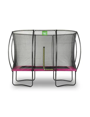 EXIT "Silhouette" trampolino 214x305cm - rosa