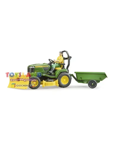 TRATTORE TOSAERBA JOHN DEERE+RIMORCHIO (62104)