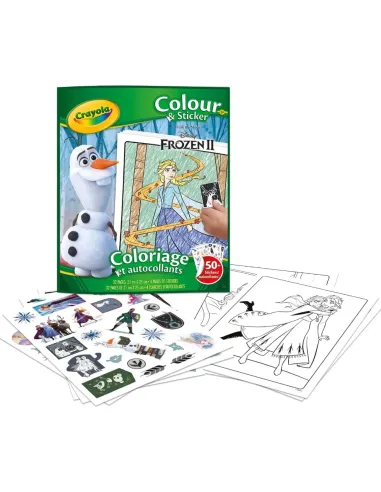 CRAYOLA ALBUM COLORING STICKER FROZEN (04-5864)