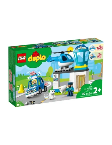 STAZIONE POLIZIA CON ELICOTTERO - DUPLO (10959)