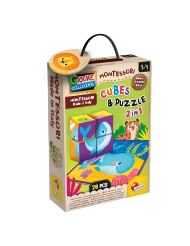 MONTESSORI BABY CUBES AND PUZZLE (98347)