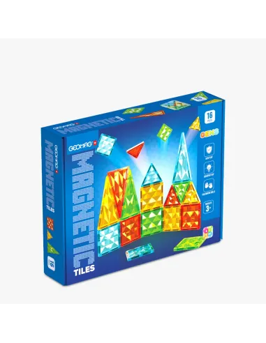 GEOMAG MAGNETIC TILES GEMS 16 pezzi (4100)