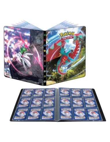 POKEMON ALBUM 9 TASCHE 14 PAGINE SCARLATTO VIOLETTO 04 (UP16072-E)