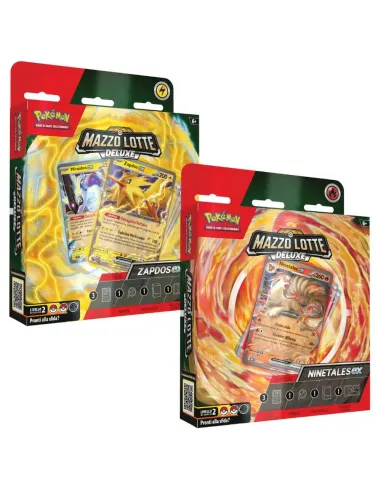 POKEMON MAZZI DELUXE EX NINETALES/ZAPDOS (PK60428-I)