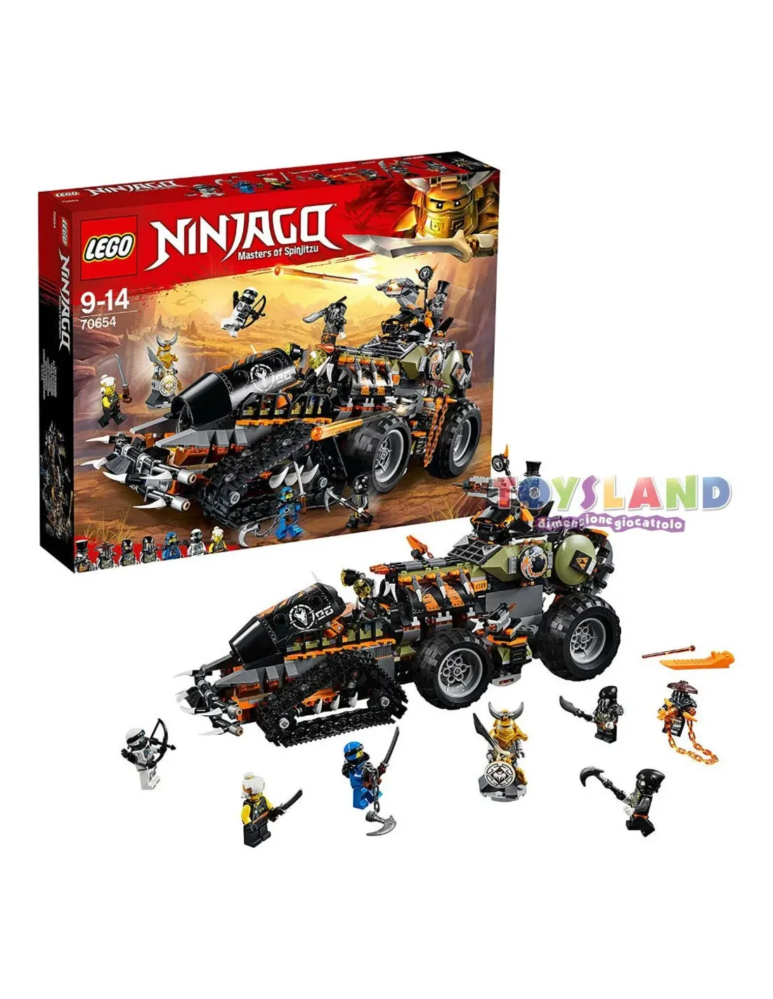 Lego Ninjago Turbo Cingolato Un Incredibile Veicolo D Attacco Che Supera Ogni Barriera Ed Ogni Terreno Toysland