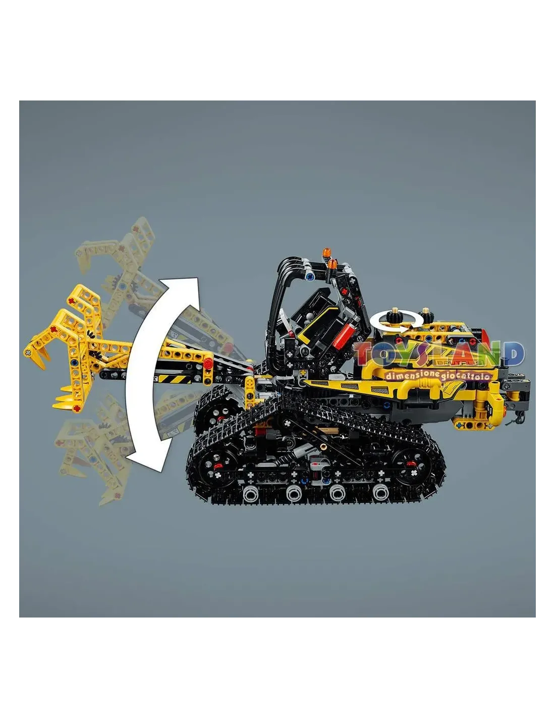 Lego Technic Ruspa Cingolata 2 In 1 494 Che Puo Essere Ricostruita In Un Autoribaltabile Toysland