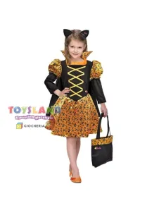 COSTUME BARBIE STREGA DEI GATTI 11658.10-12, Halloween Special Edition  costume bambina